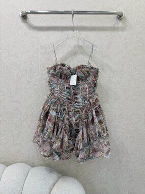 Zimmermann  new retro floral print sundress